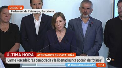 Carmen Forcadell, presidenta del Parlament: 