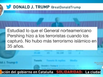 Trump condena los ataques y muestra su solidaridad con Estaña