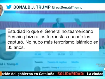 Trump condena los ataques y muestra su solidaridad con Estaña Trump condena los ataques y muestra su solidaridad con Estaña