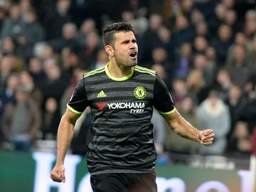 Diego Costa celebra un gol con la camiseta del Chelsea Diego Costa celebra un gol con la camiseta del Chelsea