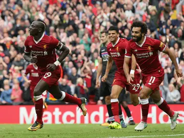 El Liverpool celebra un gol El Liverpool celebra un gol
