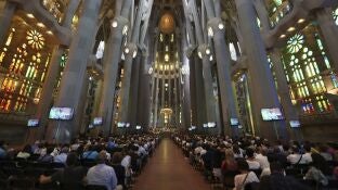 Vista general de la bas&iacute;lica de la Sagrada Familia