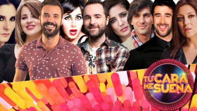 Las reacciones de los concursantes que participarán en la sexta edición de 'Tu cara me suena'