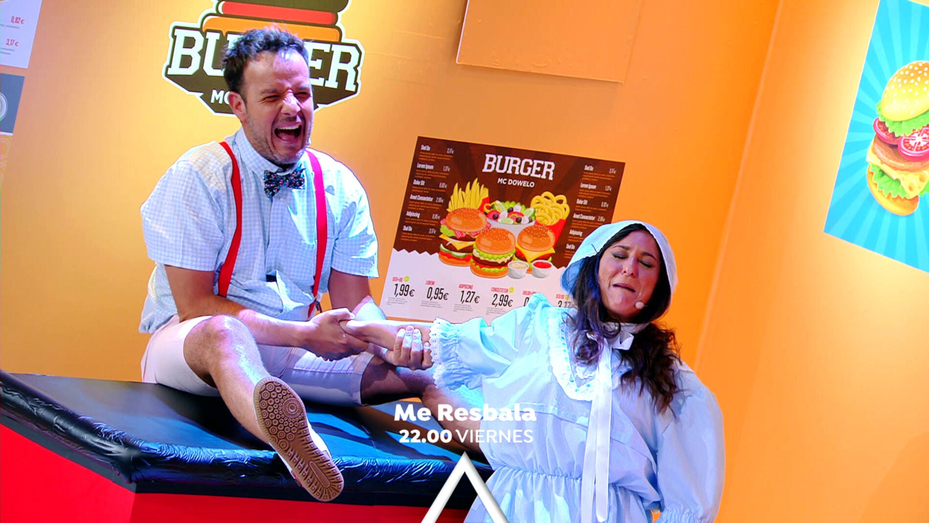 &Agrave;ngel Ll&agrave;cer y Pepa Rus vivir&aacute;n un aut&eacute;ntico descontrol en 'Me resbala'