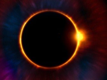 Imagen de archivo de un eclipse solar