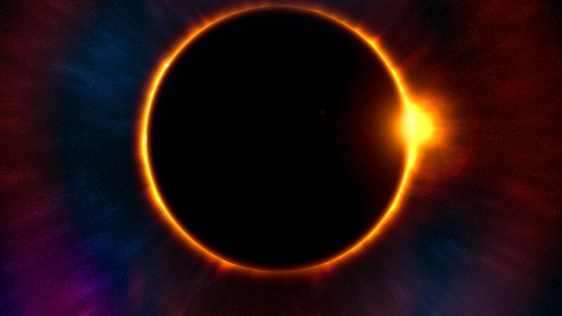 Imagen de archivo de un eclipse solar Imagen de archivo de un eclipse solar