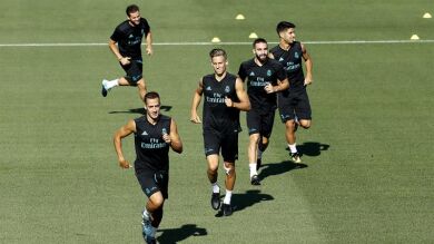 El Real Madrid prepara la complicada visita al Borussia Dortmund con sus seis lesionados aún en la enfermería