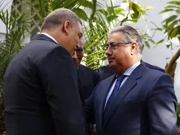 El ministro del Interior, Juan Ignacio Zoido,d, y su homólogo marroquí, Abdeluafi Laftit El ministro del Interior, Juan Ignacio Zoido,d, y su homólogo marroquí, Abdeluafi Laftit