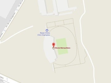 El 'troleo' en Google Maps al Wanda Metropolitano