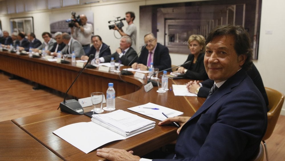 José Ramón Lete, presidente del CSD, en la reunión con los presidentes territoriales