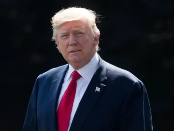 Trump, en una imagen muy reciente Trump, en una imagen muy reciente