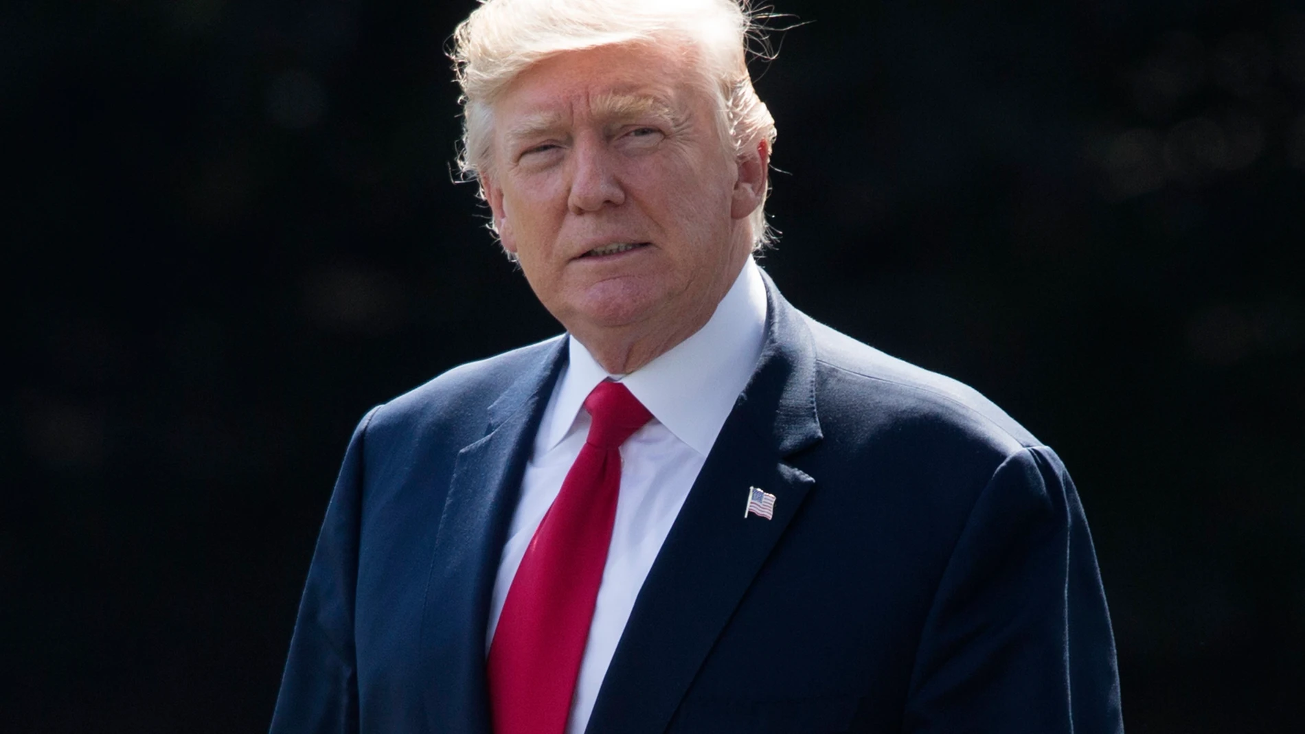 Trump, en una imagen muy reciente Trump, en una imagen muy reciente