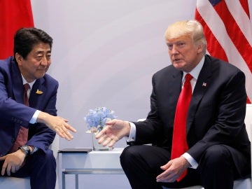 Donald Trump y Shinzo Abe