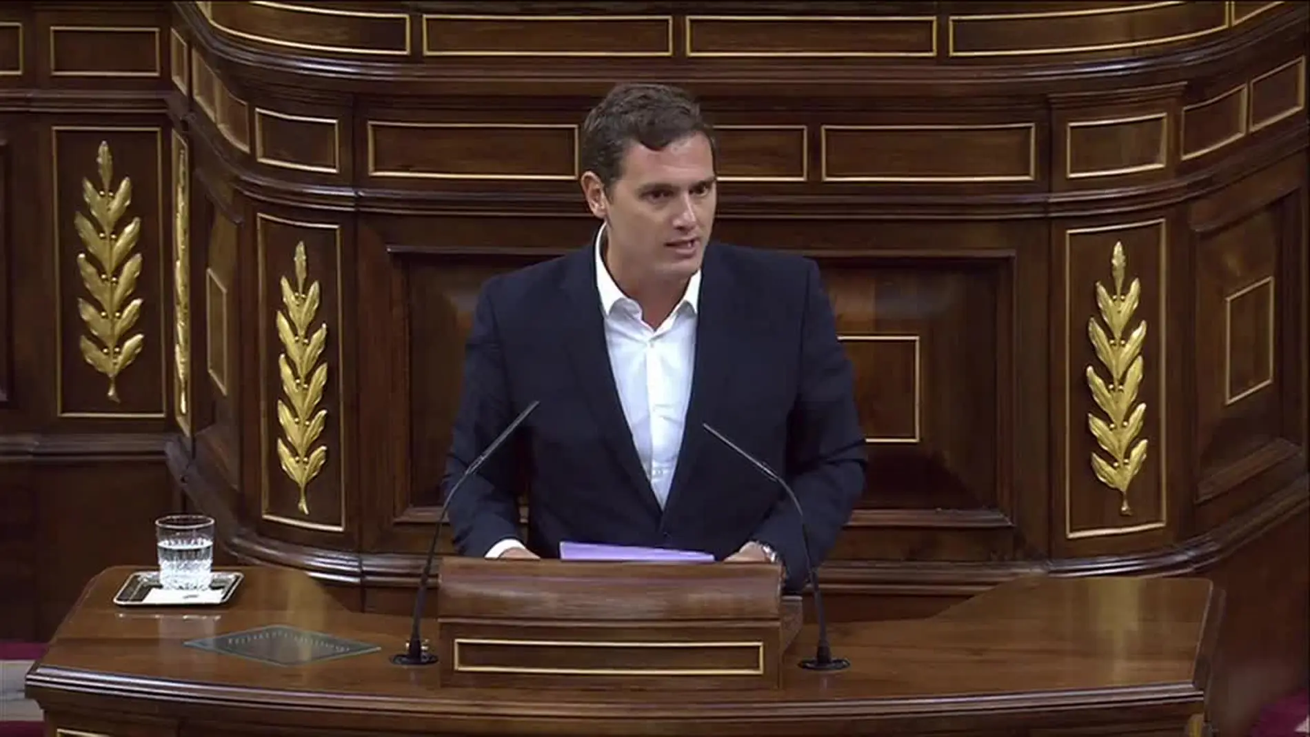 Albert Rivera, en el Congreso de los Diputados Albert Rivera, en el Congreso de los Diputados