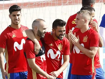 Buen rollo en el entrenamiento Buen rollo en el entrenamiento