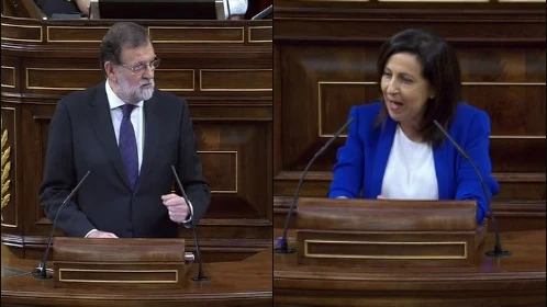 Mariano Rajoy y Margarita Robles