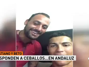 Cristiano y Beto responden en un directo a dos jugadores del Madrid Cristiano y Beto responden en un directo a dos jugadores del Madrid