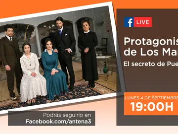 Los protagonistas de Los Manantiales responden las preguntas de los seguidores en Facebook Live Los protagonistas de Los Manantiales responden las preguntas de los seguidores en Facebook Live