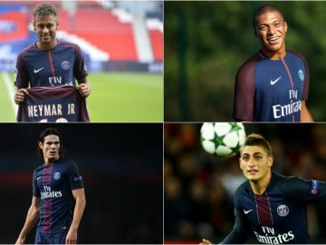 Neymar, Mbappé, Cavani, Verratti... proyecto ambicioso del PSG