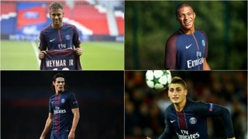 Neymar, Mbappé, Cavani, Verratti... proyecto ambicioso del PSG