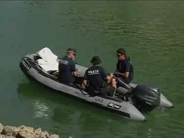 Efectivos policiales en la búsqueda en Susqueda Efectivos policiales en la búsqueda en Susqueda