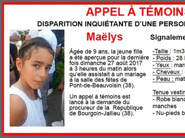 Maëlys De Araujo, la niña de 9 años desaparecida en Francia Maëlys De Araujo, la niña de 9 años desaparecida en Francia