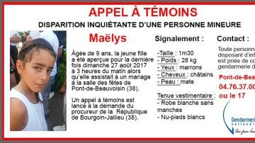 Maëlys De Araujo, la niña de 9 años desaparecida en Francia