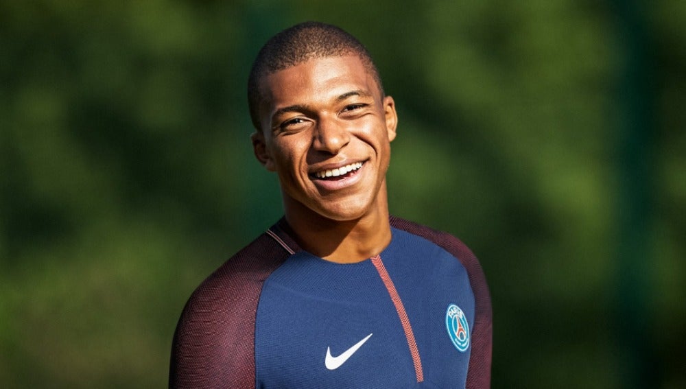 El delantero del PSG, Kylian Mbappé.