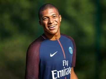 El delantero del PSG, Kylian Mbappé.