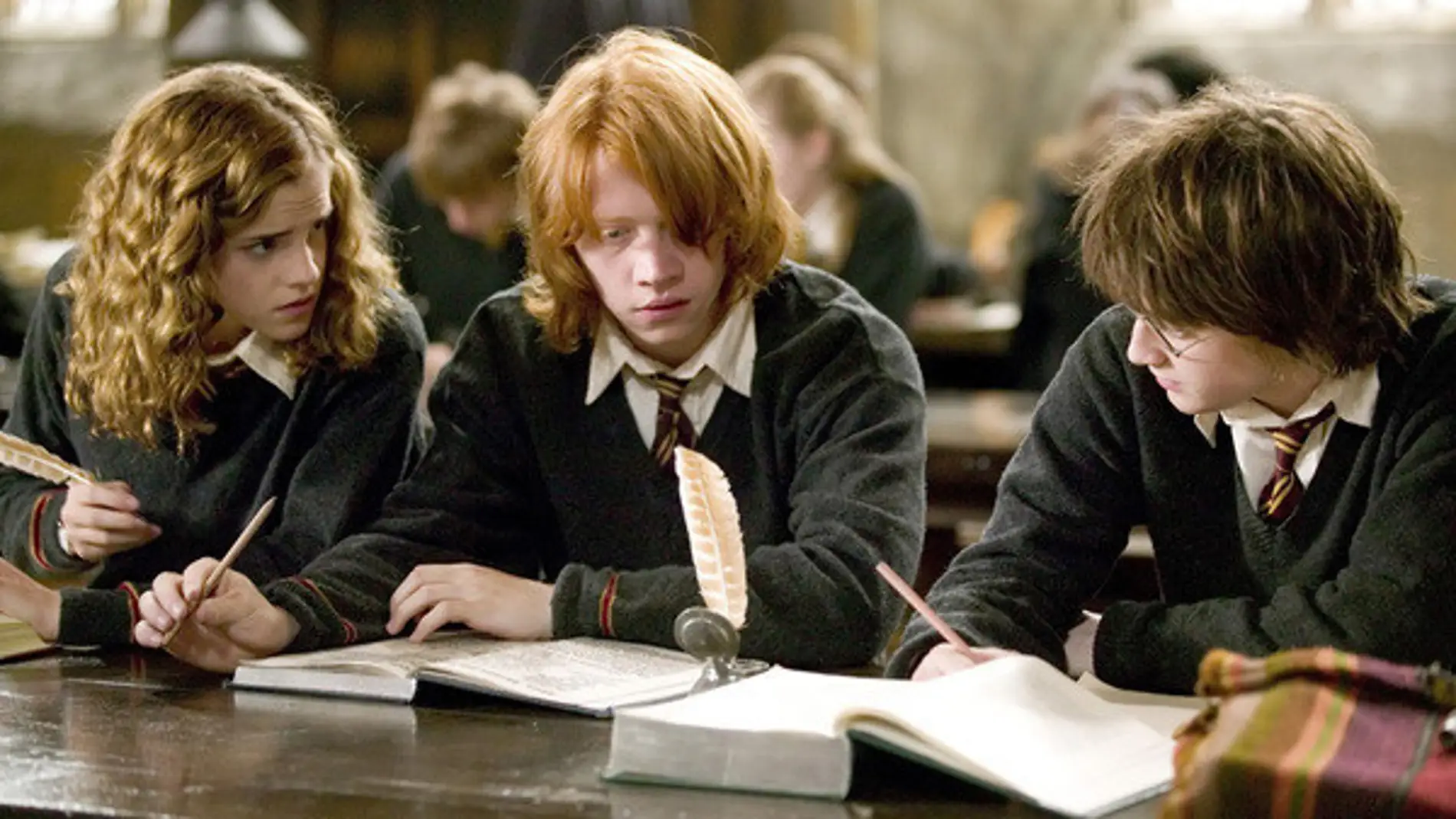 Hermione, Ron y Harry
