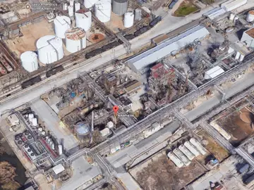 Planta química de Arkema en Houston Planta química de Arkema en Houston