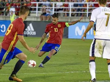 Dani Ceballos con la sub-21 Dani Ceballos con la sub-21