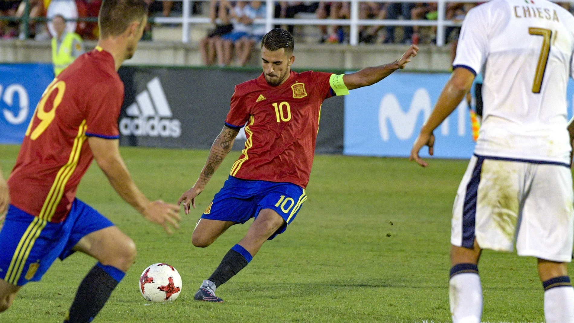 Dani Ceballos con la sub-21 Dani Ceballos con la sub-21