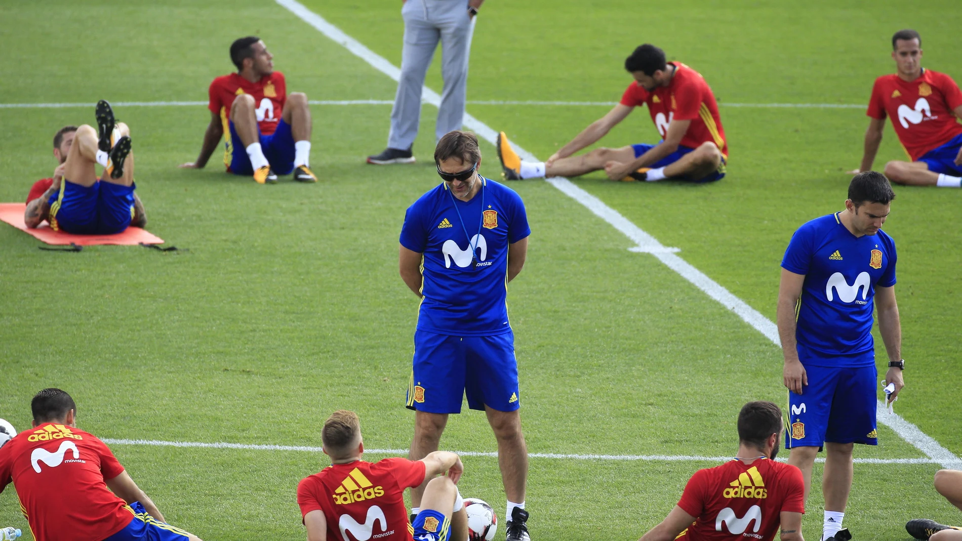 Lopetegui, en el entrenamiento de la Selección Lopetegui, en el entrenamiento de la Selección