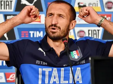 Chiellini, en rueda de prensa Chiellini, en rueda de prensa