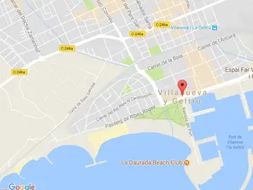 Aguas donde se encontró a la tortuga laúd Aguas donde se encontró a la tortuga laúd