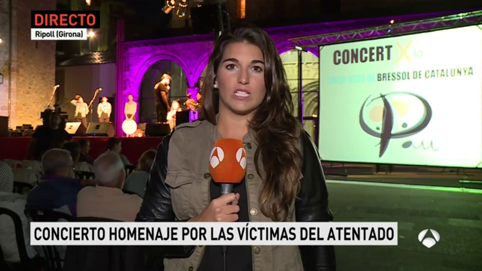 Concierto homenaje en Ripoll a las víctimas de los atentados en Cataluña