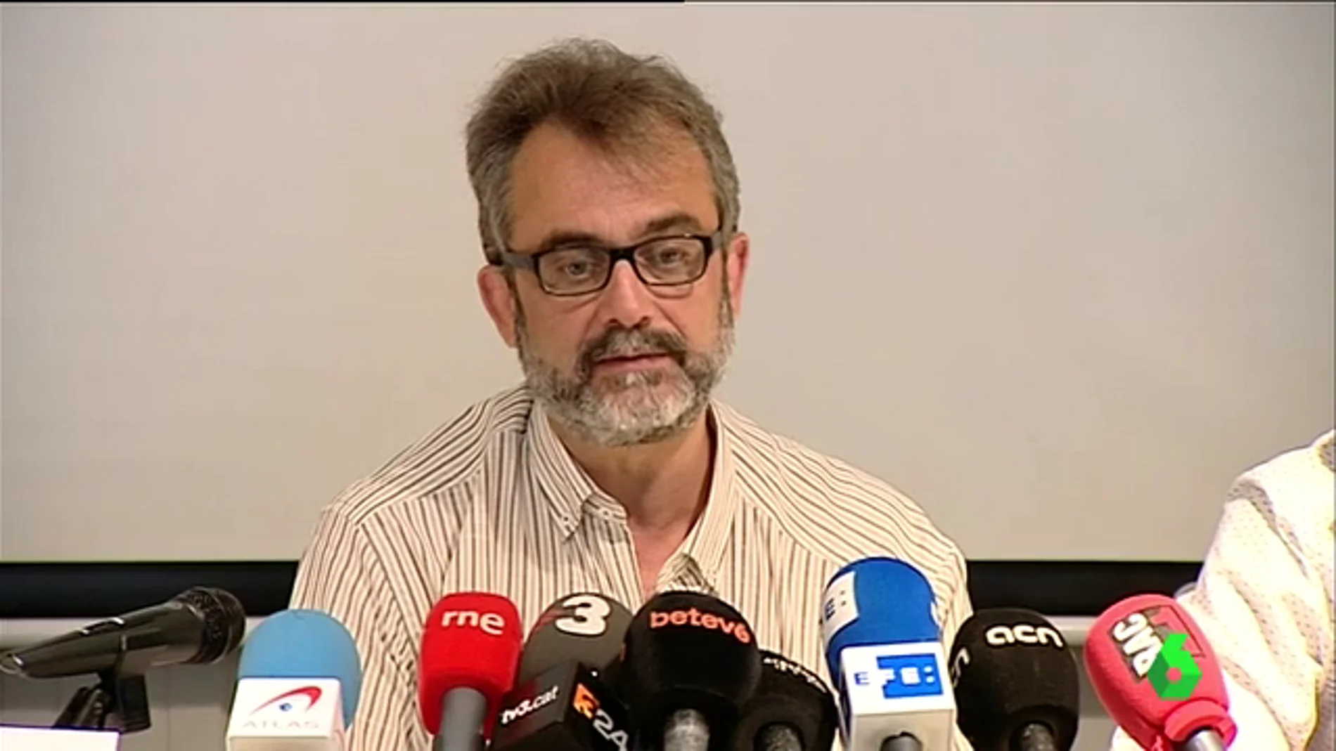 Juan Carlos Giménez, portavoz Comité de Huelga de Eulen Juan Carlos Giménez, portavoz Comité de Huelga de Eulen