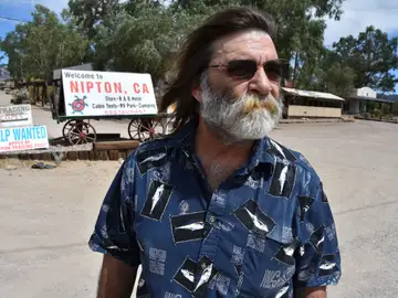 Jim Eslinger, el alcalde de Nipton Jim Eslinger, el alcalde de Nipton