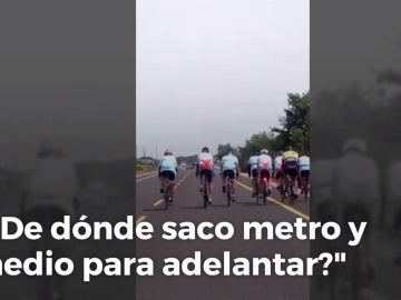 El vídeo que indigna a conductores y ciclistas