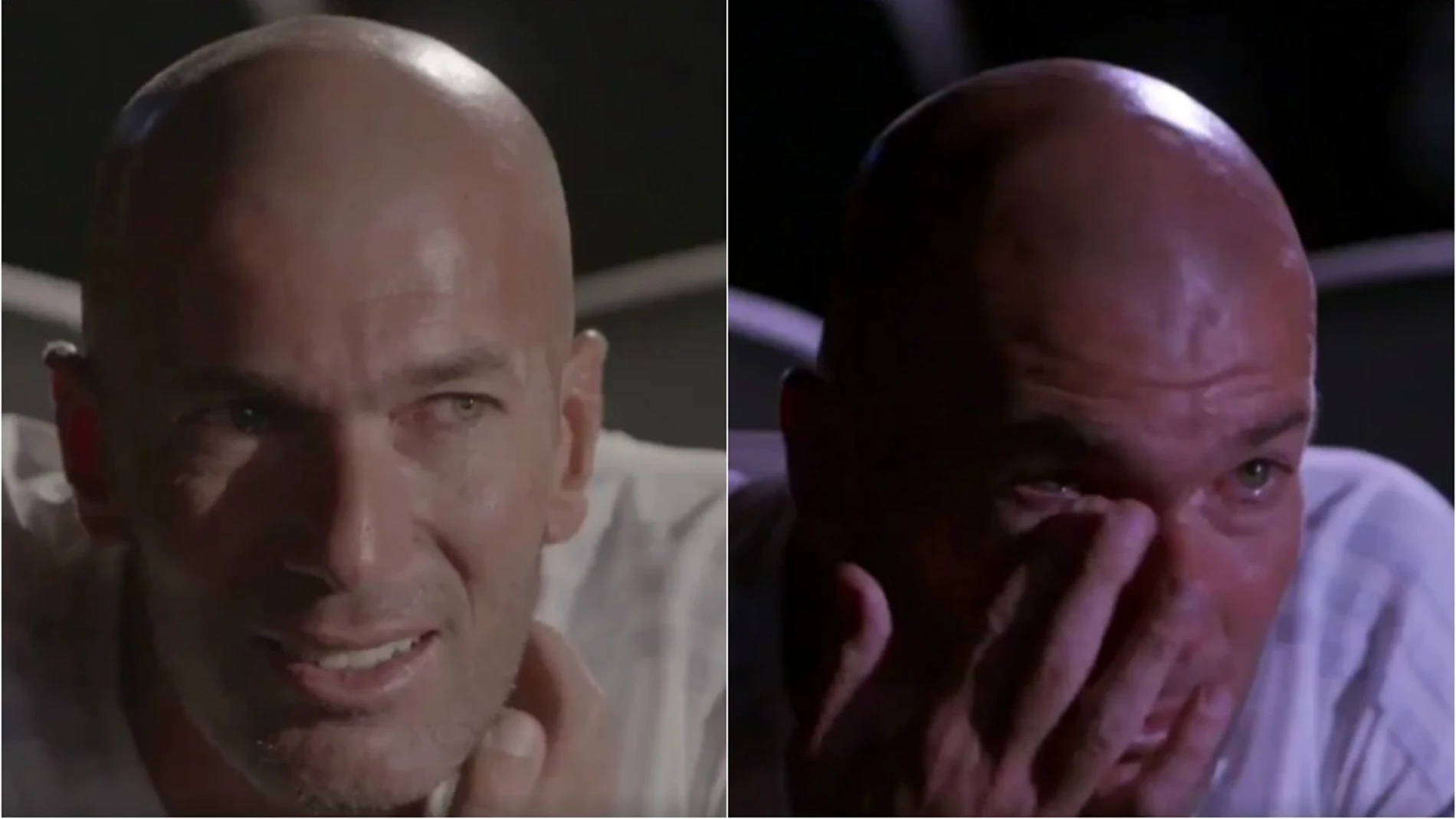 Zidane, emocionado al ver un vídeo de su padre Zidane, emocionado al ver un vídeo de su padre