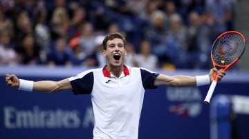 Pablo Carreño celebra su victoria en el US Open