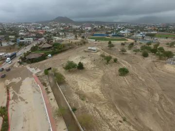 Vista aérea en los Cabos, Baja California Sur, en el noroeste de México Vista aérea en los Cabos, Baja California Sur, en el noroeste de México