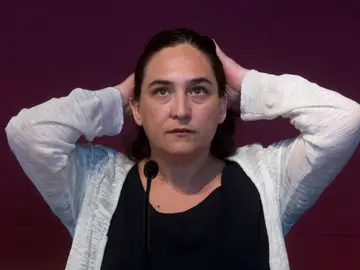 La alcaldesa de Barcelona, Ada Colau La alcaldesa de Barcelona, Ada Colau