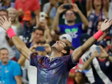 Del Potro, tras su remontada épica Del Potro, tras su remontada épica