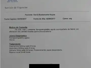 Parte médico Parte médico