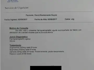Parte médico Parte médico