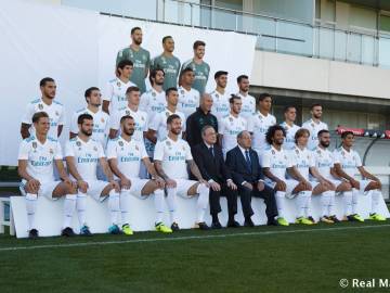 Foto 'de familia' del Real Madrid