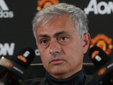 El entrenador del United, Jose Mourinho. 