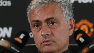 El entrenador del United, Jose Mourinho. 
